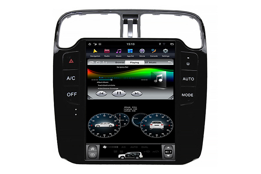 VW Polo High End 2014 Tesla style 10.4 inch Android Car DVD Player image