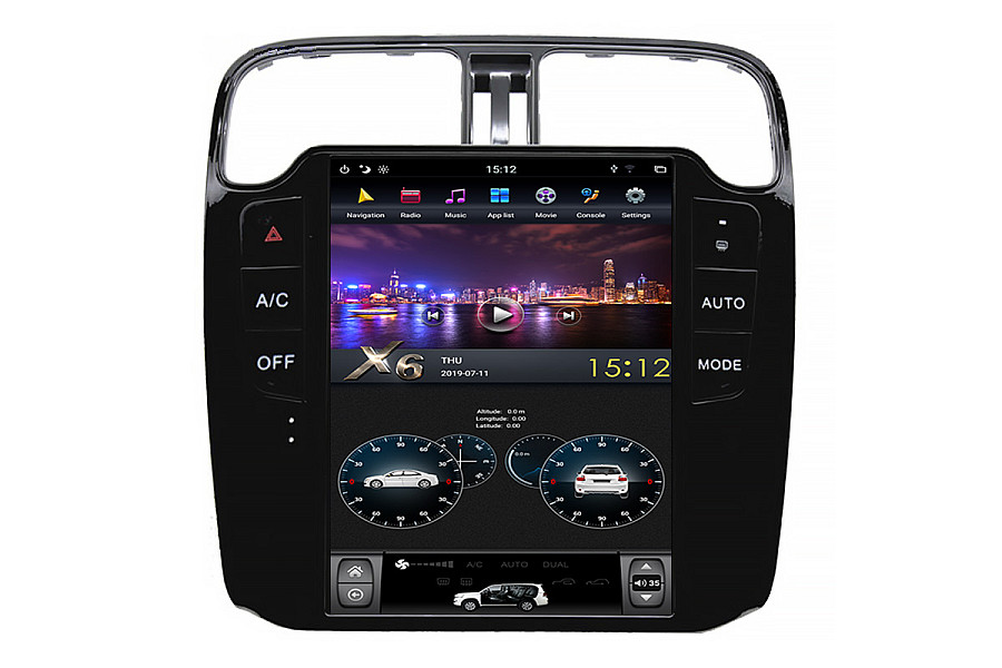 VW Polo High End 2014 Tesla style 10.4 inch Android Car DVD Player image