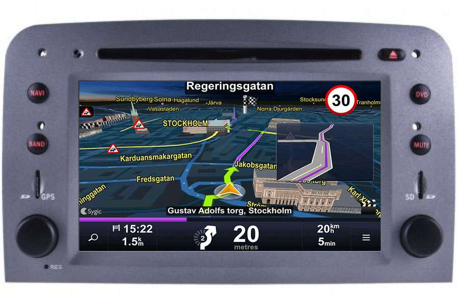 Alfa Romeo 147 GT Advanced Android Navigation Car Stereo Head Unit upgrade image