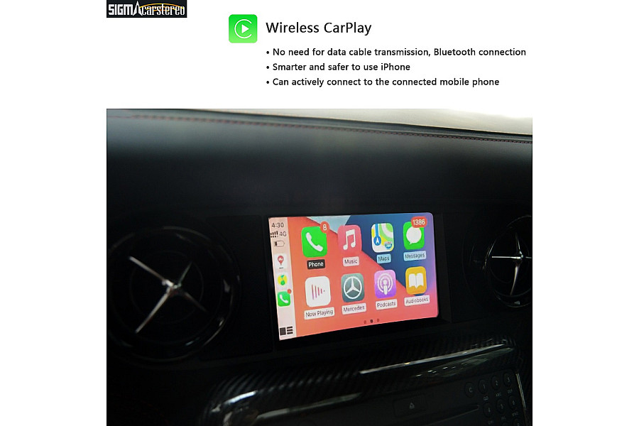 Mercedes Benz SLS-1 MMI Wireless CarPlay AndroidAuto Smart Module image
