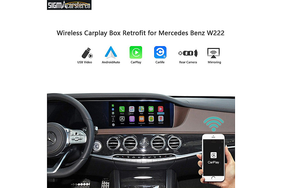 Mercedes Benz W222-1 MMI Wireless CarPlay Android Auto Smart Module image