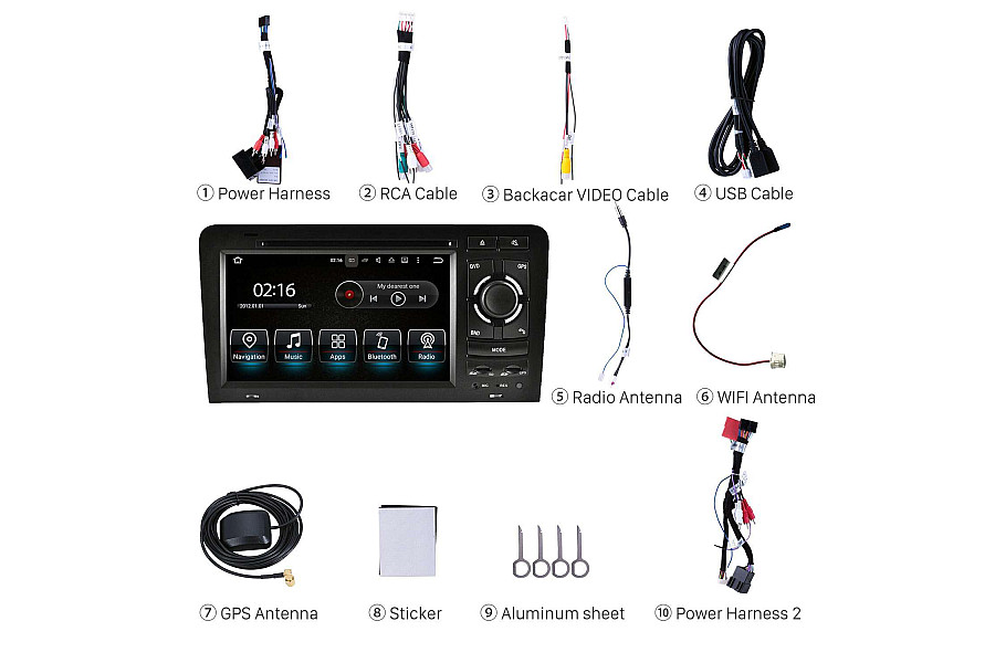 Audi A3 S3 RS3 8P 2003-2013 Radio Upgrade | Aftermarket Head Unit with CarPlay & DAB image