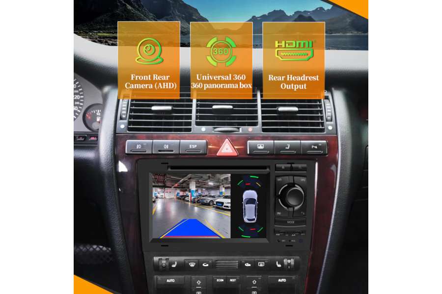 Audi A8 S8 RS8 1999-2004 Android Radio Upgrade | GPS Navigation, CarPlay & DAB