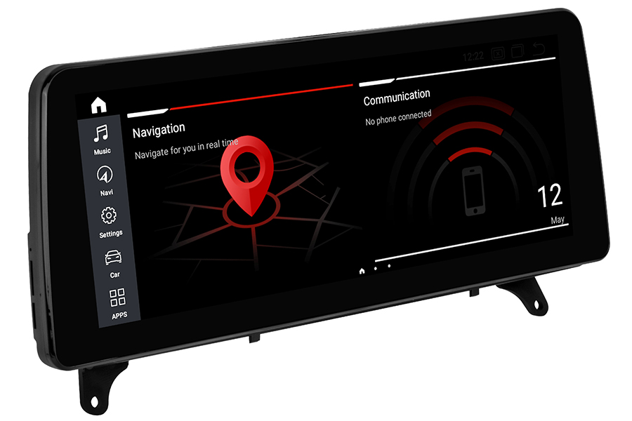BMW X5/X6 LHD 12.3" Touchscreen Radio Upgrade with Apple CarPlay & DAB