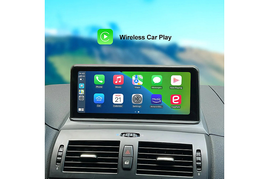BMW X3 E83 2003-2010 Multimedia Head Unit with Rear Camera | Wireless CarPlay & Android Auto image