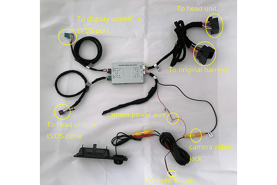 Mercedes-benz NTG 5.0 Aftermarket Rearview Camera System image
