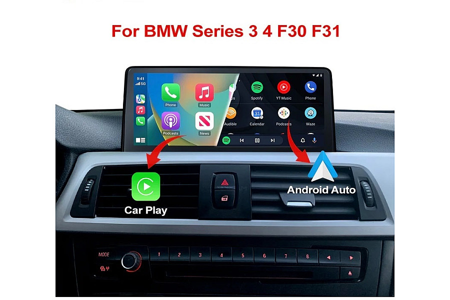 BMW 3 4 Series F30 F31 F32 F33 F36 F80 | 10.25"/8.8" MMI Wireless CarPlay & Android Auto image