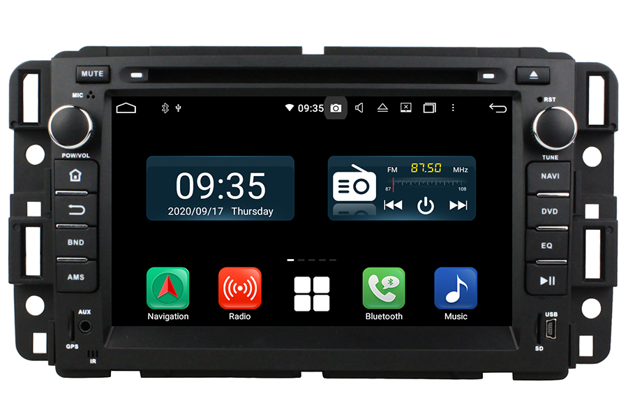 Chevrolet 2007-2014 Android Head Unit | Navigation, CarPlay & DAB