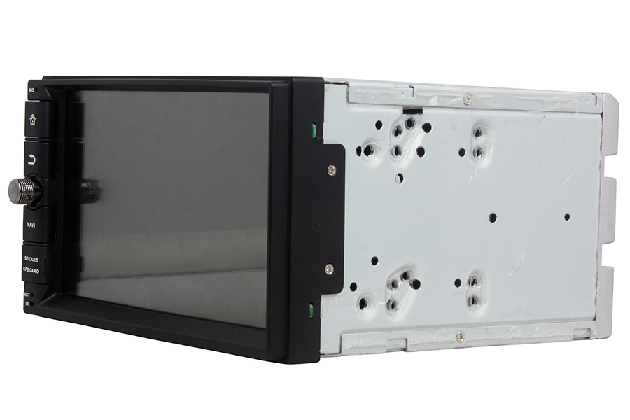 Double Din Radio Upgrade with 7-inch screen and physical buttons 