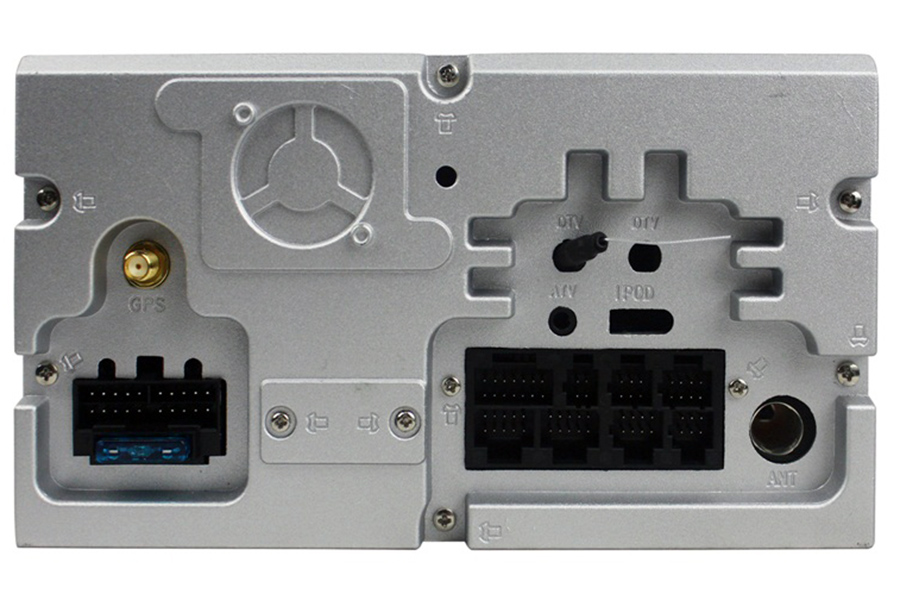 Double Din Radio Upgrade with 7-inch screen and physical buttons 