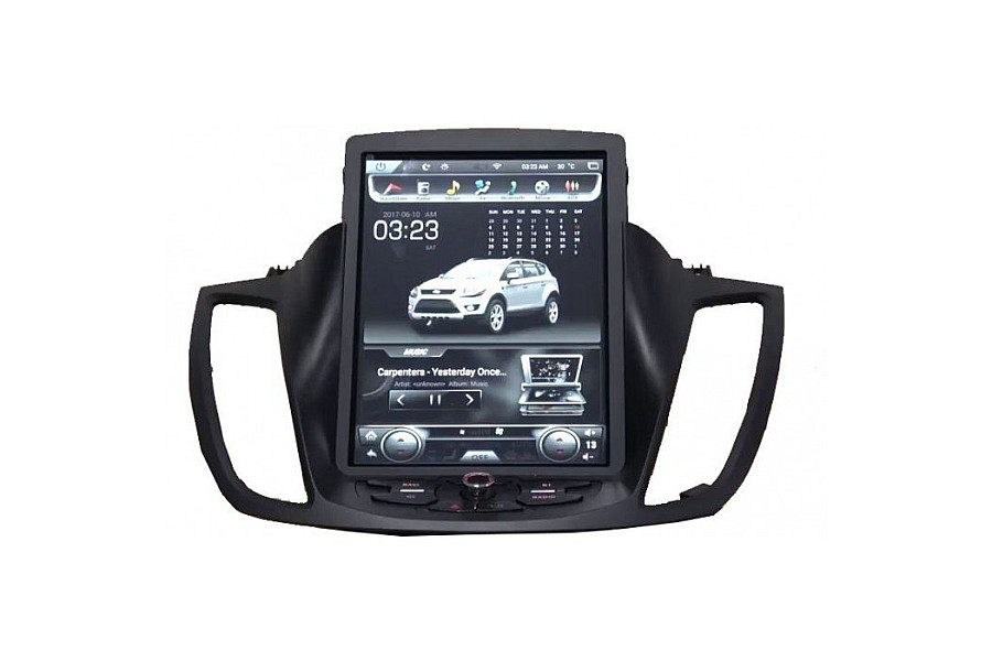 Ford Kuga radio upgrade retrofit tesla style 10.4 inch carplay android auto backup camera 2013-2017 image