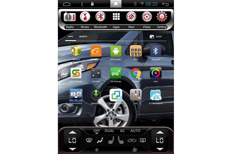 Ford Kuga radio upgrade retrofit tesla style 10.4 inch carplay android auto backup camera 2013-2017 image