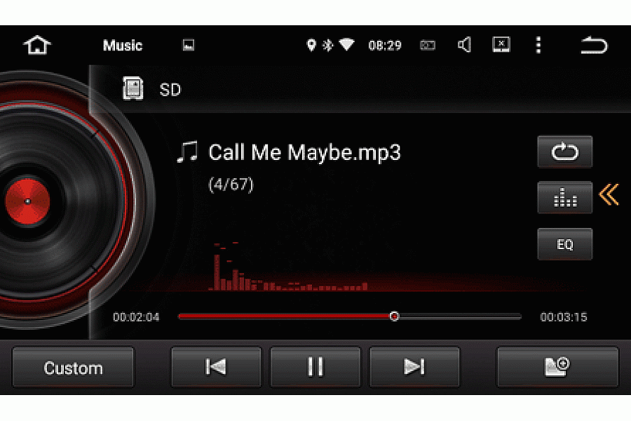 Honda CR-V 2012-2016 Autoradio GPS Aftermarket Android Head Unit Navigation Car Stereo image