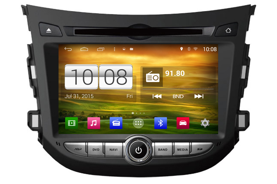 Hyundai HB20 2012-2013 Autoradio GPS Aftermarket Android Head Unit Navigation Car Stereo image