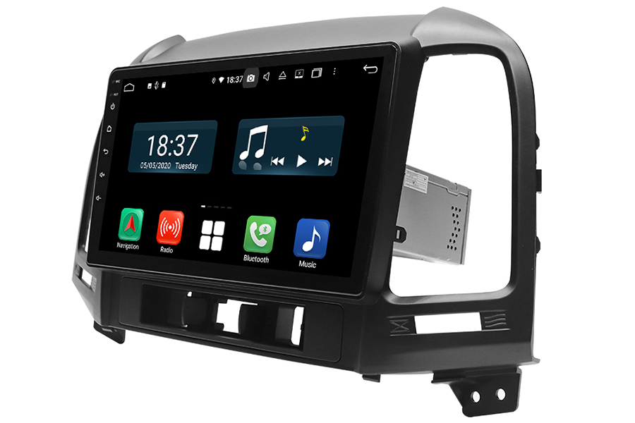Hyundai Santa Fe 2006-2012 Radio Upgrade with 9 inch screen carplay (Free rear view camera)