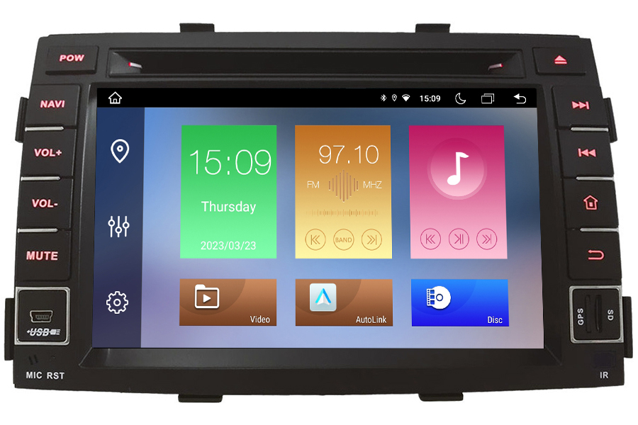 Kia Sorento 2009-2012 Autoradio GPS Aftermarket Android Head Unit Navigation Car Stereo image