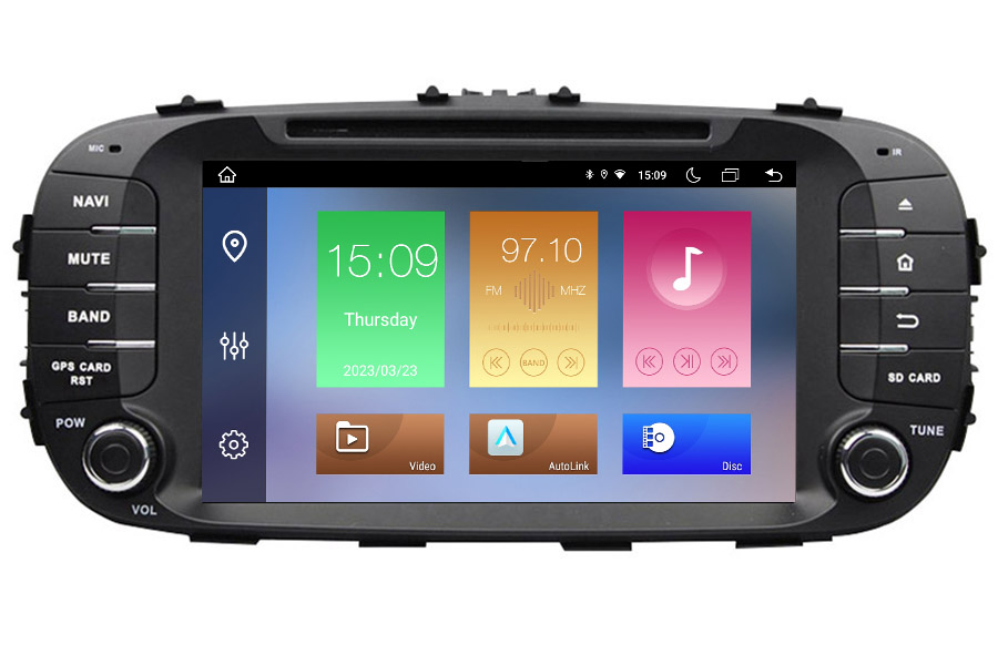 Kia Soul 2014-2018 Autoradio GPS Aftermarket Android Head Unit Navigation Car Stereo image