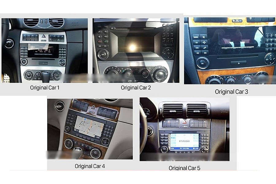 Mercedes-Benz C-W203/G-W463 Aftermarket Radio Upgrade Autoradio GPS Aftermarket Android Head Unit Navigation Car Stereo image
