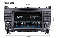 Mercedes-Benz C-W203/G-W463 Aftermarket Radio Upgrade Autoradio GPS Aftermarket Android Head Unit Navigation Car Stereo image