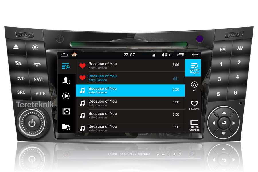 Mercedes Benz E-Class (W211)/CLS-Class (W219)/G-Class (W463) radio upgrade Carplay 