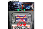 Mercedes-Benz SL-Class R230 Android head unit radio upgrade with Apple CarPlay Android Auto GPS navigation and DAB