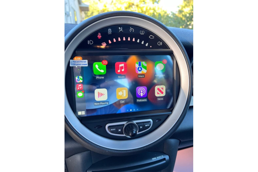 MINI Cooper 2006-2015 Radio Upgrade with Wireless Apple CarPlay Android Auto GPS Navigation
