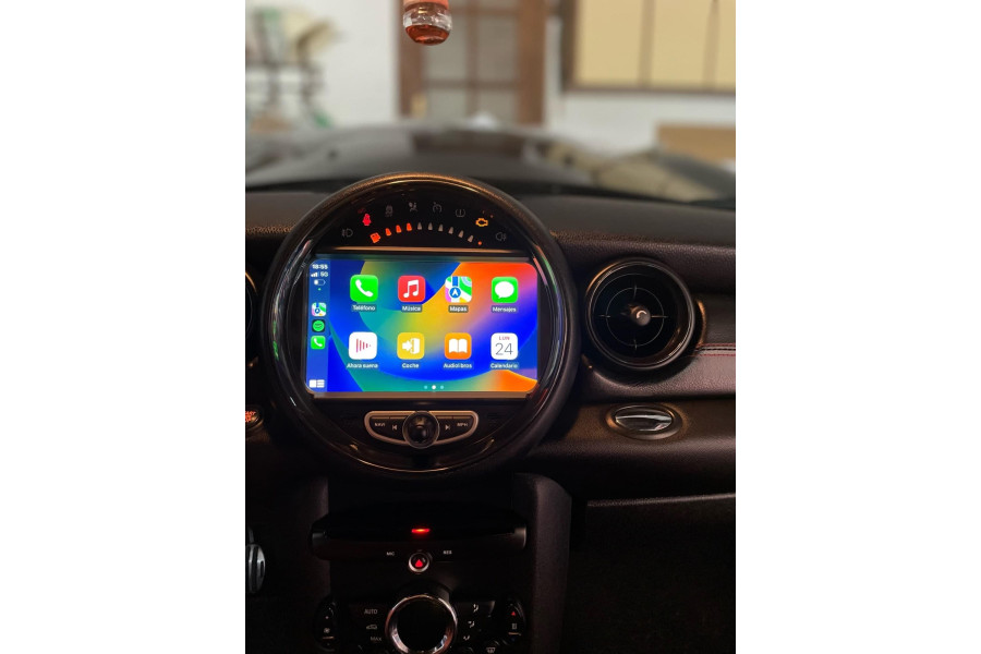 MINI Cooper 2006-2015 Radio Upgrade with Wireless Apple CarPlay Android Auto GPS Navigation