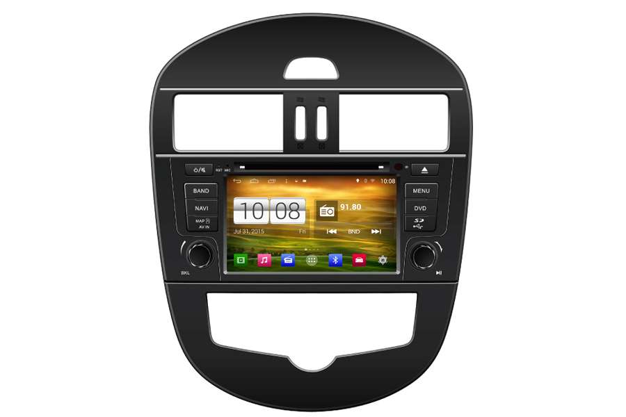 Nissan Tiida 2012-2014 Autoradio GPS Aftermarket Android Head Unit Navigation Car Stereo image