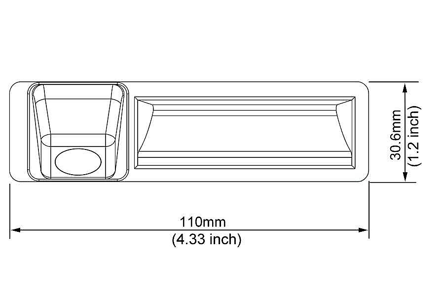 Audi A3/A4/A5/A6L/A8/Q7/S5 Tailgate Handle Reverse Camera image