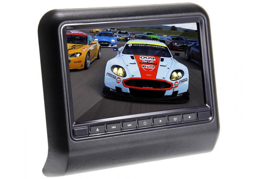 Car head rest LCD CD DVD player MP3 FM IR SD USB 10 inch HD