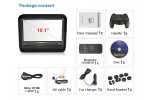 Car head rest LCD CD DVD player MP3 FM IR SD USB 10 inch HD