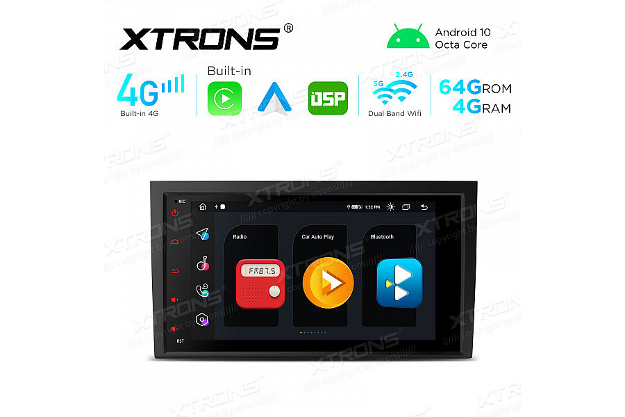 Integrated 4G: 8" Multimedia Navigation System Built-in CarAutoPlay and Android Auto and DSP For AUDI / SEAT dab image