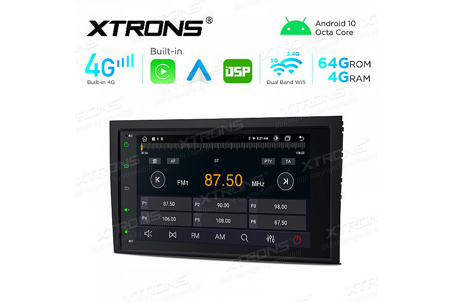 Integrated 4G: 8" Multimedia Navigation System Built-in CarAutoPlay and Android Auto and DSP For AUDI / SEAT dab image