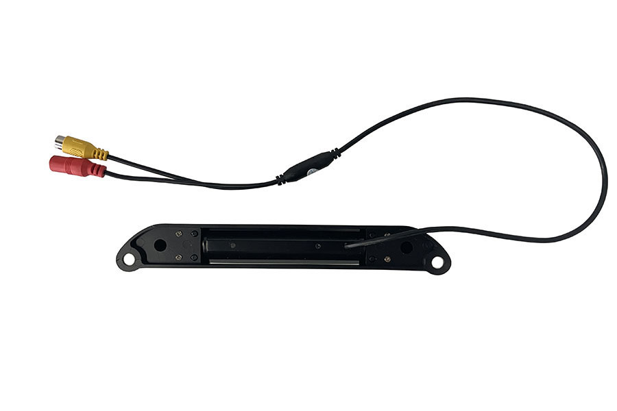 USA plate frame backup camera image