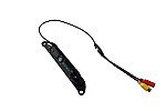 USA plate frame backup camera image
