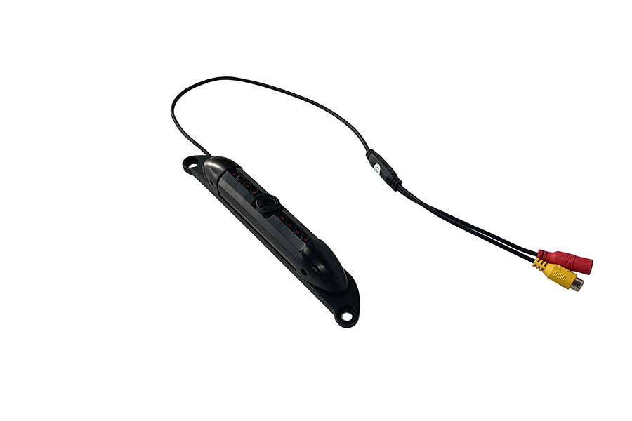 USA plate frame backup camera image