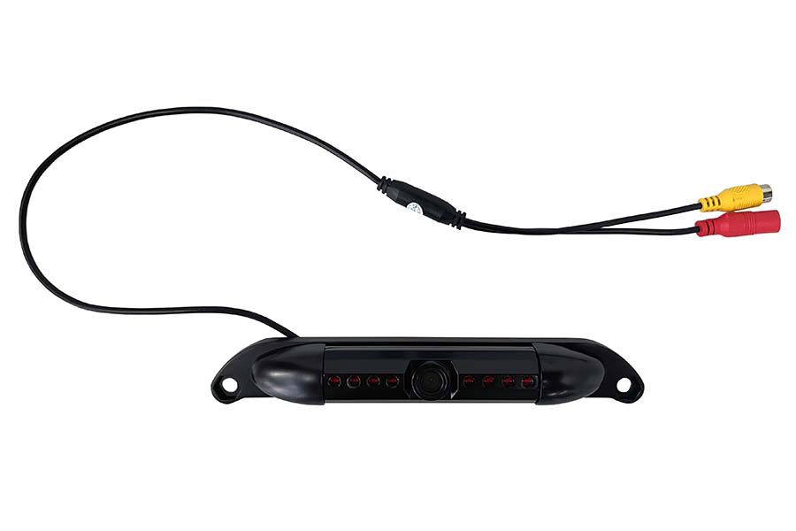 USA plate frame backup camera image