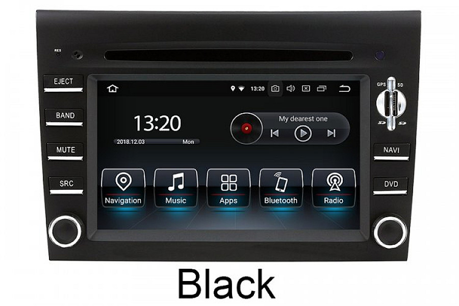 Porsche 911 997 Boxster Cayman aftermarket Android navigation head unit with Apple CarPlay