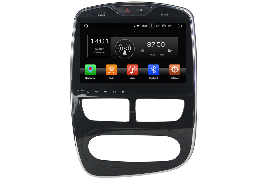 Renault Clio 2016 Autoradio GPS Aftermarket Android Head Unit Navigation Car Stereo image