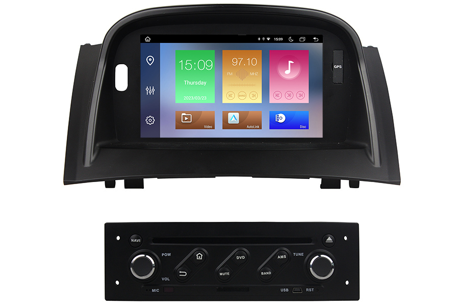 Renault Megane II 2002-2008 Autoradio GPS Aftermarket Android Head Unit Navigation Car Stereo Carplay dab image
