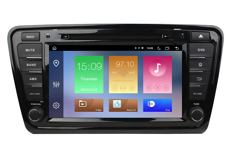 Skoda Octavia 2013-2016 Autoradio GPS Aftermarket Android Head Unit Navigation Car Stereo image