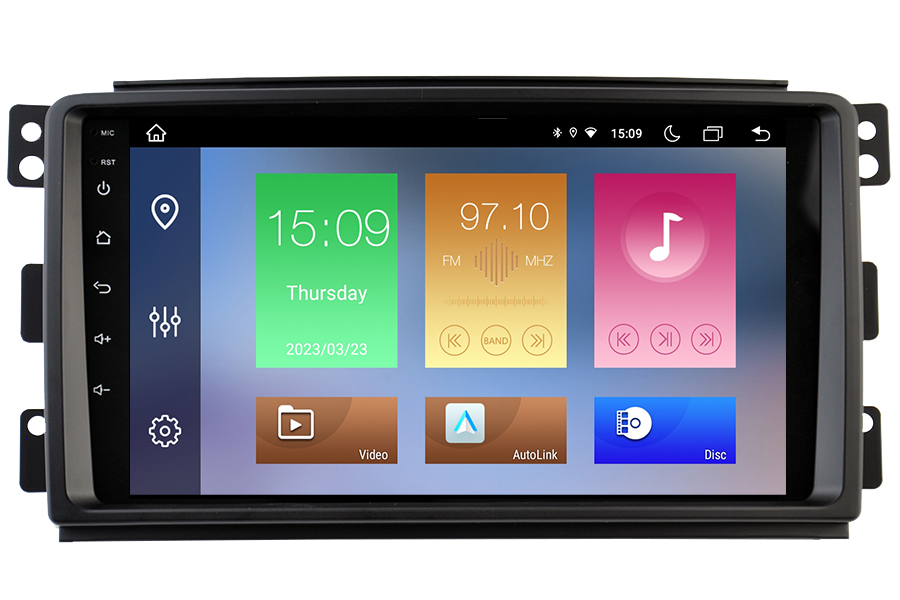 Smart Fortwo/Forfour 2007-2010 Aftermarket GPS bluetooth Navigation image