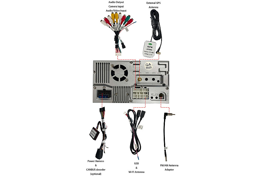 Smart Fortwo/Forfour 2011-2015 Autoradio GPS Aftermarket Android Head Unit Navigation Car Stereo image