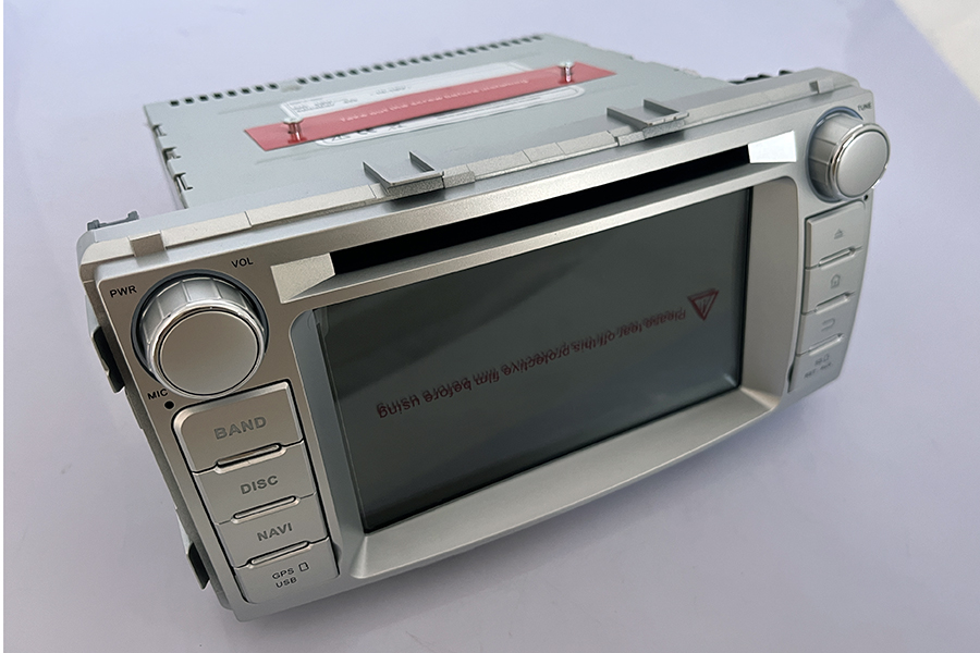 Toyota Hilux 2011-2015 aftermarket radio upgrade carplay bluetooth image
