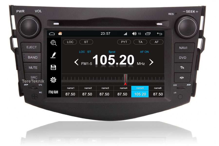 Toyota RAV4 2006-2011 Autoradio GPS Aftermarket Android Head Unit Navigation Car Stereo image
