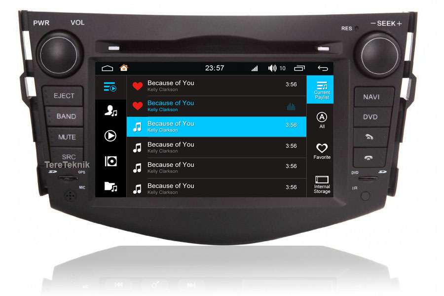 Toyota RAV4 2006-2011 Autoradio GPS Aftermarket Android Head Unit Navigation Car Stereo image