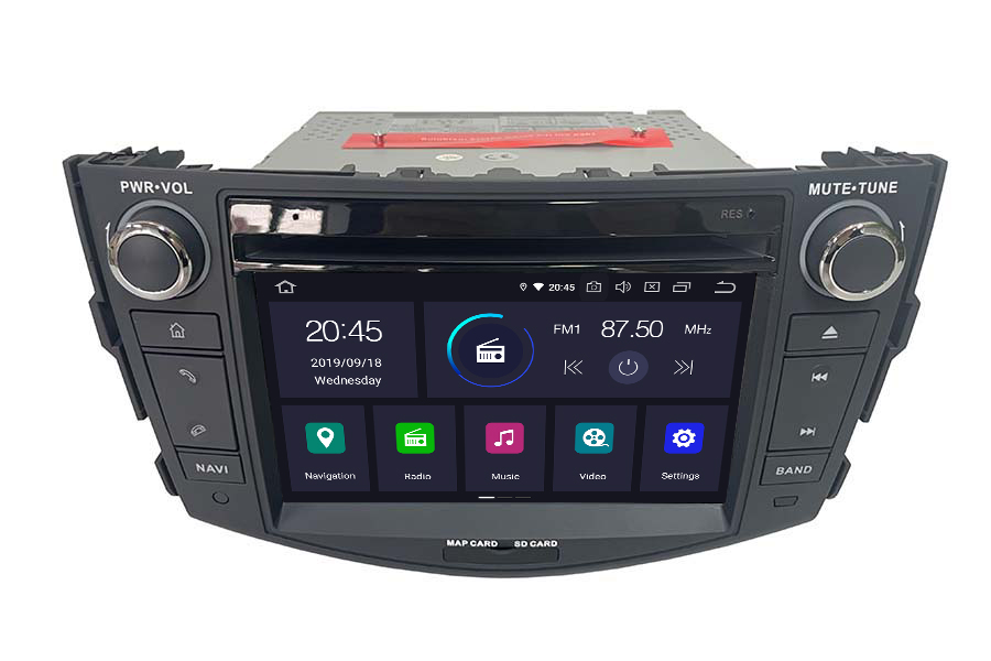 Toyota RAV4 2006-2012 Autoradio GPS Aftermarket Android Head Unit Navigation Car Stereo image
