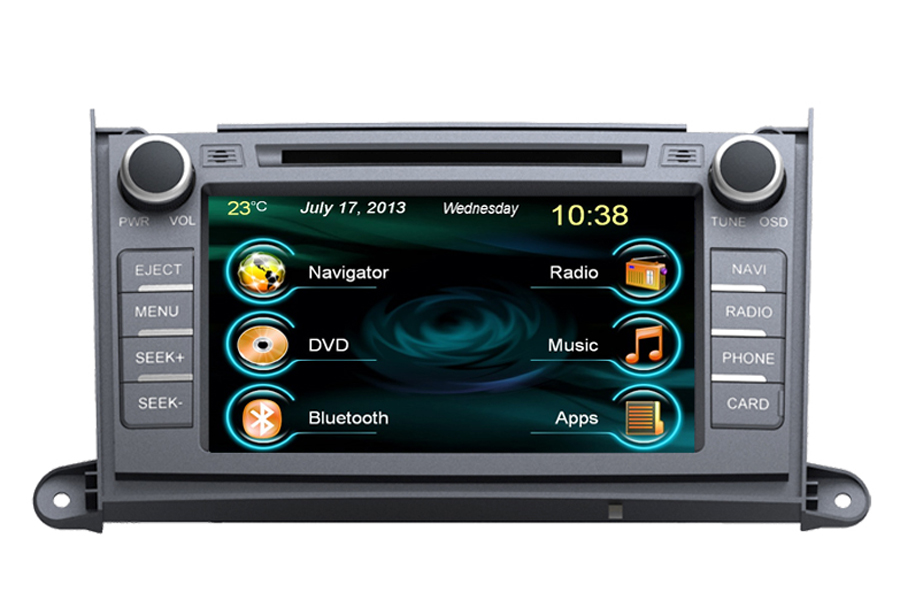 Toyota Sienna 2011-2013 Autoradio GPS Aftermarket Android Head Unit Navigation Car Stereo image