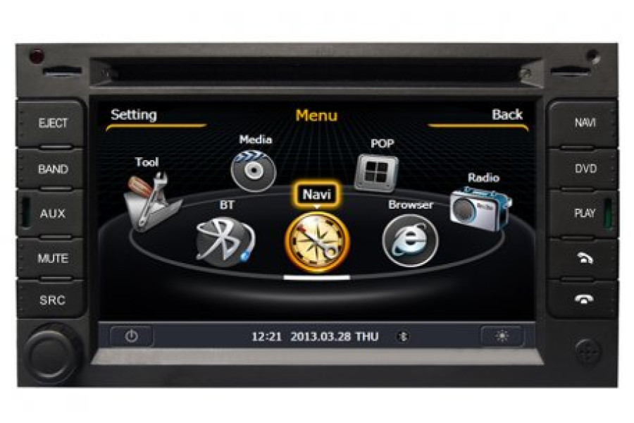 VW Golf 2013-2017 Autoradio GPS Aftermarket Android Head Unit Navigation Car Stereo 