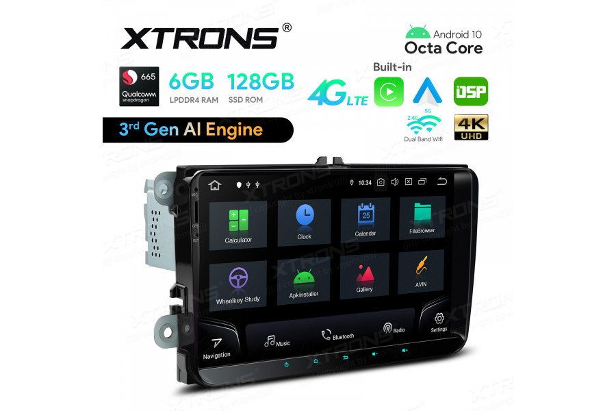 VW/SKODA/SEAT Car Stereo Navigation System Universal Custom Fit